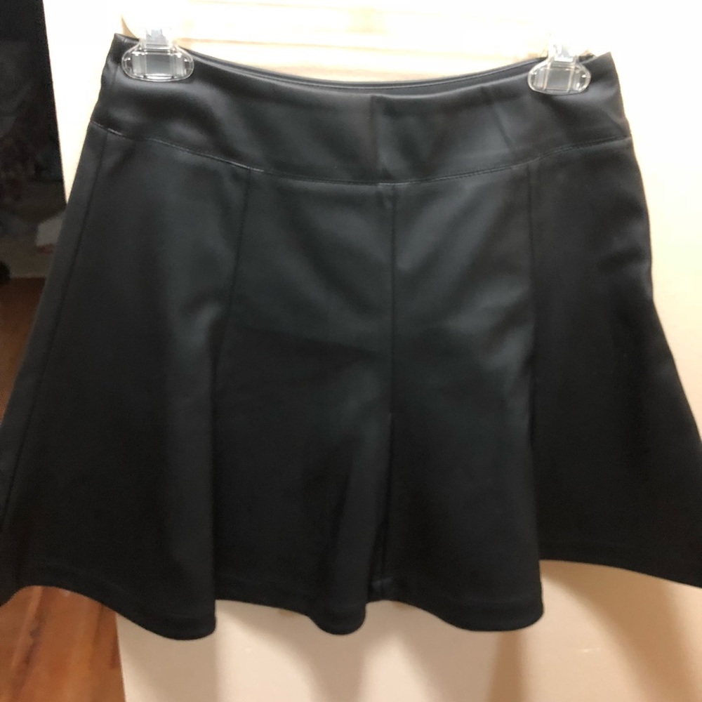 Express faux leather skirt